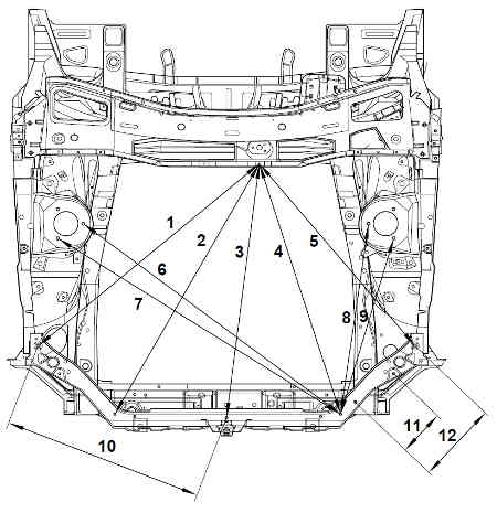 leganza, nadwozie, ilustracje techniczne